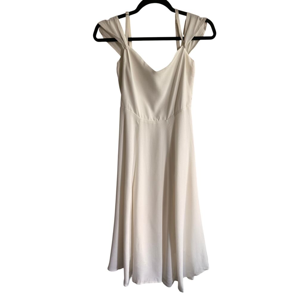 Reformation Sweetheart Midi Dress - Ivory, Size 2